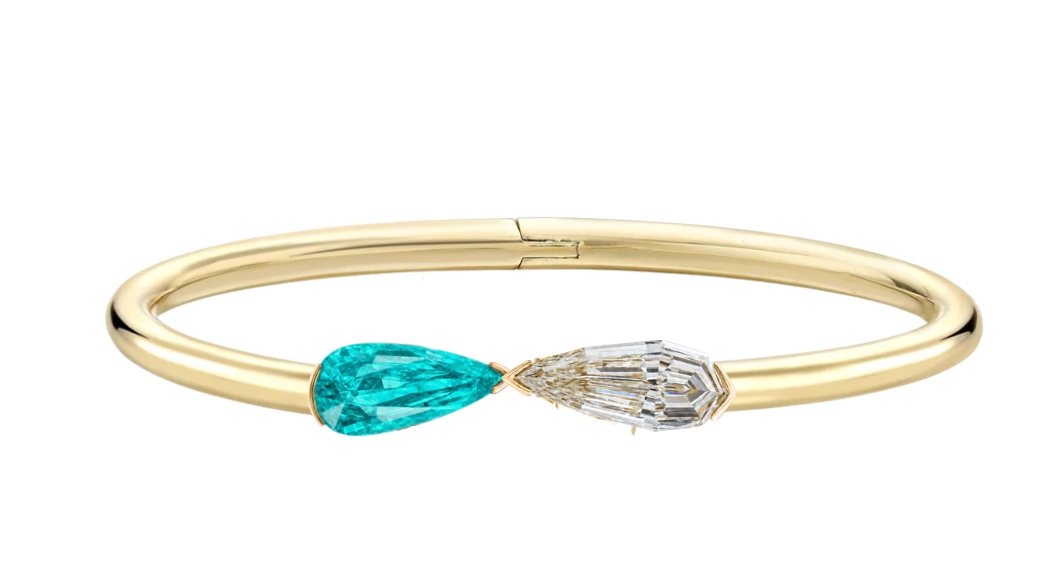 VERSO BRACELET 18K GOLD PARAIBA