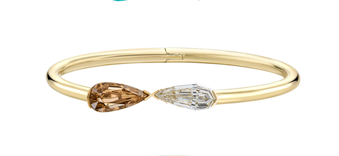 VERSO BRACELET COGNAC DIAMOND 18K GOLD